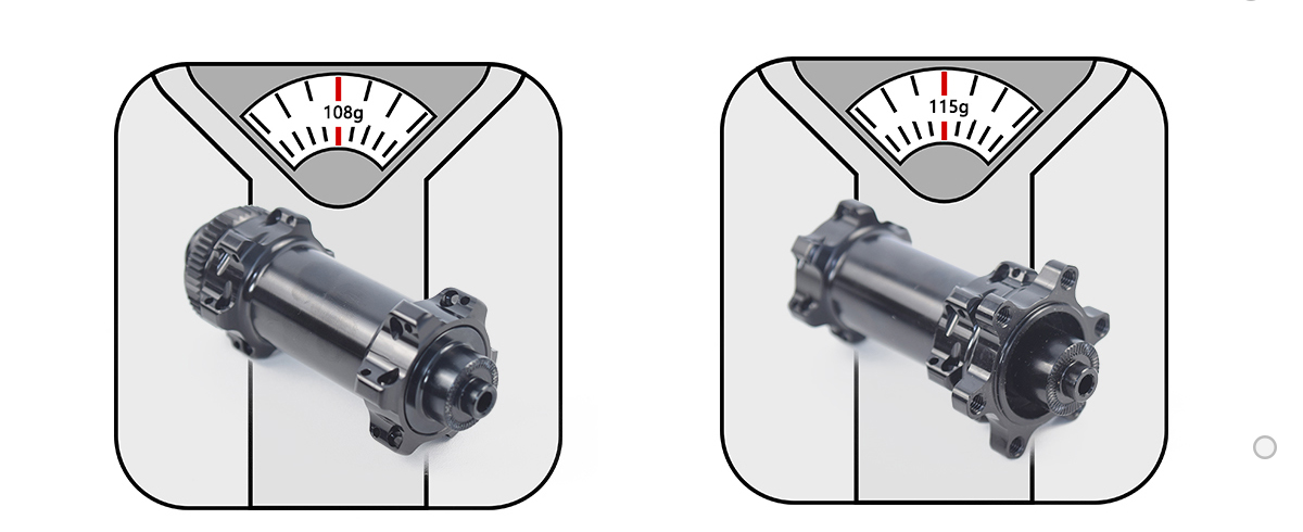Disc brake hub 24 holes, front 12*100mm or 9*100mm Disc brake hub 24 holes, front 12*100mm or 9*100mm