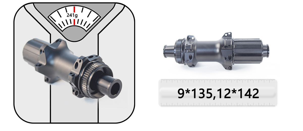 Center lock hub,rear 10*135mm or 12*142mm Center lock hub,rear 10*135mm or 12*142mm