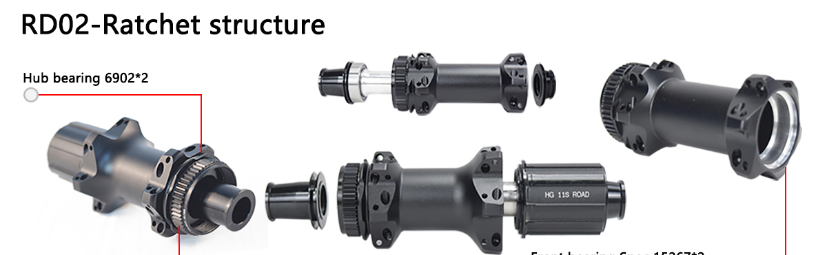 Road disc brake center lock hub ratchet 36T, shimano 11s or sram XDR 12s Road disc brake center lock hub ratchet 36T, shimano 11s or sram XDR 12s