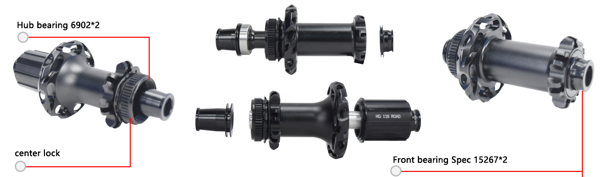 Carbon spoke hub ratchet 36T Carbon spoke hub ratchet 36T