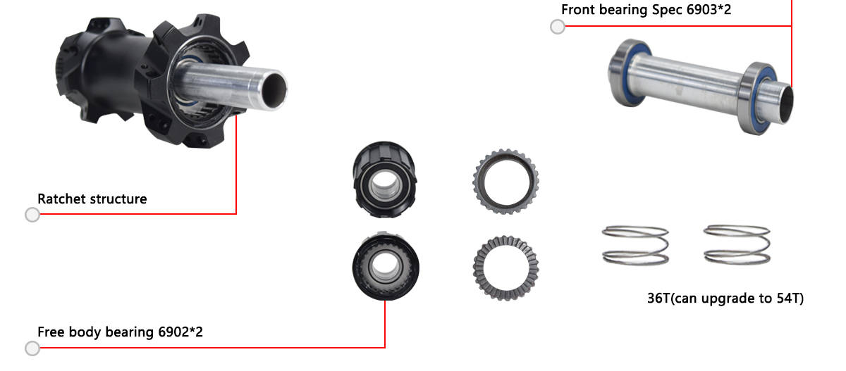 MTB hub center lock boost disc brake front 15*110m rear 12*148mm ratchet MTB hub center lock boost disc brake front 15*110m rear 12*148mm ratchet