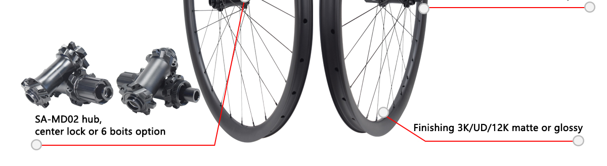 High value MD02 carbon moutain bike wheelest High value MD02 carbon moutain bike wheelest